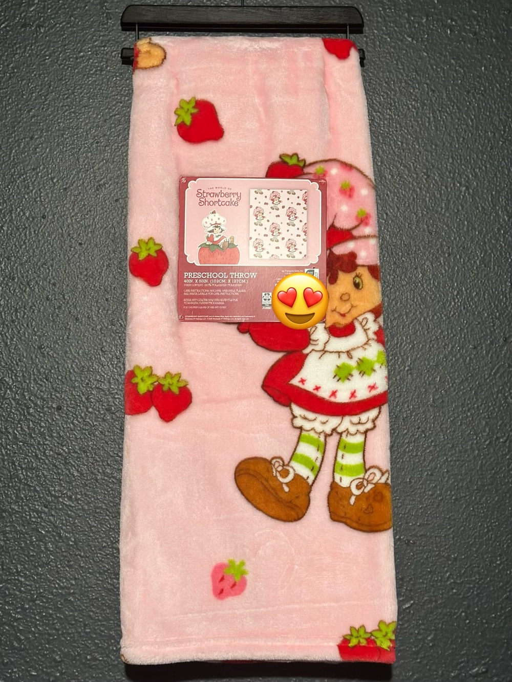 Strawberry Shortcake Preschool throw